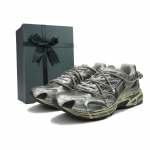 Mizuno Speed 2K Abrasion Resistant Low top Casual Sprint City Commuting Running Shoes Unisex Silver Gray D1GH222917(Team695-2) 39