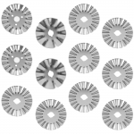 L&otilde;iketerad Kaasaskantavad Laine-p&ouml;&ouml;rlevad terad Mugavad l&otilde;ikuri vahetusterad Mitmek&uuml;lgsed heegeln&otilde;ela serva p&ouml;&ouml;rlevad l&otilde;iketerad Tahke 19pcs h&otilde;be