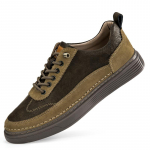 Uued Meeste Ehtne Nahk K&auml;sit&ouml;&ouml; T&ouml;&ouml; Laua Kingad Trend T&auml;psus K&auml;sit&ouml;&ouml; Pealmine Kiht Lehma Nahk Meeste Vabaaja &Otilde;&otilde;nes Laua Kingad 36 pruun