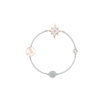 Swarovski Remix Collection T&auml;hekeeruga K&auml;ev&otilde;ru V&auml;rviline Disain Mitmev&auml;rviline Viimistlus Naiste k&auml;ev&otilde;ru Valge-Kuld 5494886(M)/5511093(S) Box+Shopping Bag (Random Color),M