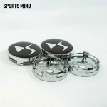 4 tk/partii 60 mm Ds Auto Ratta Keskava Katted Ds Ds3 Ds5 Ds6 Deesse Psa Logoga Stiilsed Kulumiskindlad Asendustolukatted must