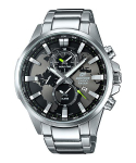 Casio meeste roostevabast terasest 100M veekindel analoog-kellaalarmi kvartskell EFR-303D-1AV must