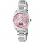 Gucci YA142511 Interlocking Kvarts 29mm Naiste K&auml;ekell 29 mm roosa