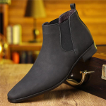 Yomior Meeste Kingad Inglismaa Trend Vabaaja Pahkluubootid Ehtne Nahk Meeste Pulmakleit Chelsea Saapad Madalad Zapatillas Hombre 39 must