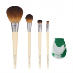 5 pintsliga komplekt - ECOTOOLS - Core Five - Bambusest pintslid - S&uuml;nteetilised pintslid - &Ouml;koloogiline