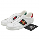 Gucci Ace Tikitud 'Mesilane' Naiste Valge Suurus 431942 02JP0 9064 37