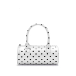 Korea stiilis t&auml;piline silindrikujuline k&auml;ekott magus armas pehme fashi naiste Bost kott daamide nahast unikaalne &otilde;la crossbody kott 18x8x8cm valge