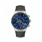 Swatch COBALT LAGOON New Irony Chrono YVS496 must meeste k&auml;ekell, sinine