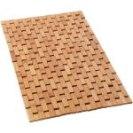 Tarvikud vannituppa Vannitoa Saunaks Spa Vanni Astmelaud ja P&otilde;randale - 24 X 16 X 0,4 tolli - Kokkupandav Puidust Vannimatt - Bambusest Vannimatt Vannimatt Pack of 1