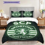 Sporting CP Muster Voodipesu Tekikomplekt Tekikate Padjap&uuml;&uuml;r Kodu Kaunistus S&uuml;nnip&auml;evakingitus (1 * tekikott + 2 * padjap&uuml;&uuml;ri, ilma s&uuml;damikuta) 135x200cm