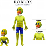 Roblox Rainbow Friends Cosplay Kost&uuml;&uuml;m Jumpsuit Lastele T&auml;iuslik Halloweeni ja rollim&auml;ngu jaoks 120cm