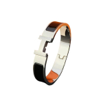 Klassikaline Lihtne Mood Unisex Kerge Luksus Trend Armastus Kodu T&auml;ht Titaanterasest K&auml;ev&otilde;ru Ehted Igap&auml;evane Kandmisaksessuaar 19#12MM beige