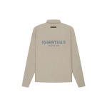 Fear of God Essentials SS21 Tuulekindel Jope &Uuml;hev&auml;rvilise Logoga ja Tuulekindlate Nuppudega Unisex &Uuml;ler&otilde;ivaid Sammal FOG-SS21-643 L