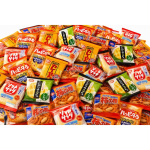 5 t&uuml;&uuml;pi 100 kotti mini senbei individuaalselt pakitud valikukomplekt 20 igat t&uuml;&uuml;pi kokku t&uuml;kki. orange