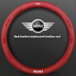 BMW MINI JWC R54 R55 R56 R60 F54 F55 F56 F57 John Cooper S Clubman Countryman Auto S&uuml;sinikkiust Nahast Roolikate mjewr55
