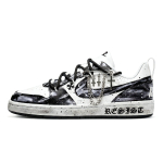 Nike Court Borough Gothic Century Nahast Libisemis- ja Kulumiskindlad Madalad Laste Rulaketsad Must DV5456-131(Team700- ) 36 must