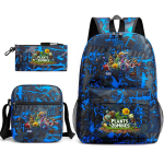 3-osaline koolikoti komplekt &otilde;pilastele Suure mahutavusega Oxfordi riidest koolikott &otilde;larihma ja pliiatsitopsiga 3-piece school bag set