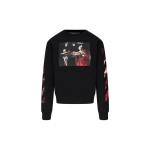 Off-White Caravaggio Slim &Uuml;mmarguse kaelusega 'Must/Punane' Unisex OMBA025R21FLE0051025 M black