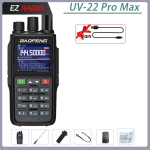 BAOFENG UV-22 Pro Max K&auml;eshoitav raadiosaatja Pikaulatuslik kahesuunaline raadio Sageduse kopeerimine Programmeerimine USB-C laadimine Amat&ouml;&ouml;rraadio UV-22L USB Plug