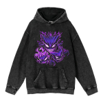 Gastly Lemmikloom Raskekaaluline Retro Pesitud Puuvillane Anime Huppar (440 g) Large black