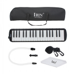 37 klaveriklahvi Melodica Pianica muusikariist koos kandekotiga &otilde;pilastele, algajatele lastele 37 keys must