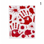 Halloween Horrific Blood Hand Jala aken Klaaskleebis Elutoa Magamistoa Seinakleebis Halloween C 1