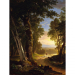 Teemantmaali t&auml;is &uuml;mmargune maastik Rhinestone'i teemanttikandi maastiku mosaiigikomplekt 20X30CM