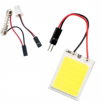 4tk 24 SMD COB LED T10 4W kerge auto salongi tuled kuppellamp valge