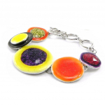 NOA [I4925] - Bracelet Cr&eacute;ateur 'Bora Bora' jaune orange violet oranž