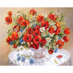 DIY 5D t&auml;isteemantmaal Ristpistes laud ja lilled Teemanttikandid N&auml;put&ouml;&ouml; 20X30CM