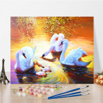 DIY v&auml;rvid numbrite j&auml;rgi &otilde;limaali komplekt L&otilde;uend DIY &otilde;limaal numbrite j&auml;rgi Seinakunsti kaunistused kodukinki kunstiks ja hobideks 40x50cm no frame