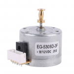 EG530SD-3F DC5-12V 3-kiirusega 33/45/78 RPM metallist plaadim&auml;ngija mootor 3F+D