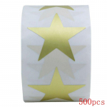 50-500 tk. Sildid Kleebised T&auml;hekujulised kuldsed kleebised Pitserid Sildid Pakendi- ja pulmakaunistuspaber Kuldne