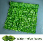 Kunstlik leht v&auml;likaunistusega aiapiirdev&otilde;rk Faux Ivy Vine Leaf Greenery Panel Watermelon leaves-L