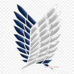 Attack On Titan Symbol Eren Yeager l&otilde;ikepildi plaastrid r&otilde;ivastele Suured animeplaastrid soojus&uuml;lekandega vin&uuml;&uuml;lkleebis Triikimiskleebis r&otilde;ivastele