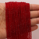 5-harulised looduslikust kivist helmed Spinell lahtised minihelmed meisterdamiseks ehete valmistamiseks kaelakee k&auml;ev&otilde;ru k&otilde;rvar&otilde;ngad tarvik 5pcs/2mm