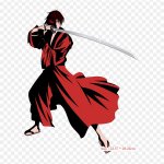 Rurouni Kenshin 3D-mudel Kenshin Himura Rurouni Kenshin Enjou! K Triikimisplaastrid r&otilde;ivaste jaoks Aplikatsioonid Kleebised riietel Kuumustundlik kohandatud plaaster