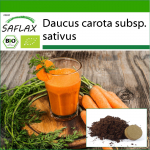 SAFLAX &ndash; Orgaaniline &ndash; Porgand &ndash; Varajane Nantes &ndash; 1500 seemet &ndash; Potisubstraadiga paremaks kasvatamiseks &ndash; Daucus carota