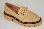 Beežid loafers Evromoda 2301004 37 nahk 37 beež