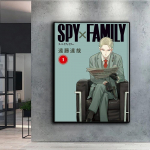 Ristpistekomplekt DIY Teemanttikandid Animeplakat SPY&times;FAMILY Teemantmaaling Kodukaunistus Full Round 20X30CM