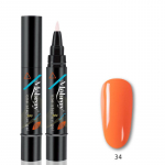 Mobray 3 in 1 geelk&uuml;&uuml;nelakiga pliiats Glitter One Step Nail Art geellaki h&uuml;briid 36 v&auml;rvi lihtne kasutada UV geellaki vedelik