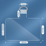 5 tk l&auml;bipaistev mobiiltelefoni kaelarihma tihend, korpuse kaardi plaastriklamber, fikseeritud osa tagakleebis k&ouml;is universaalne Messengeri TPU &uuml;hendusosa 5pc