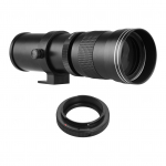 Kaamera MF Super Telephoto Zoom objektiiv F/8.3-16 420-800mm T kinnitus adapterir&otilde;ngaga universaalne 1/4 must