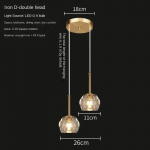 Magamistuba voodi k&otilde;rval l&uuml;hter kristallvalgus S&ouml;&ouml;gituba Elutuba Baar P&otilde;hjamaade Postmodernistlik v&auml;ike l&uuml;hter kaasaegne valgus 2 headlight kuld