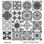 19 stiili valge marmorist plaadid kleebis k&ouml;&ouml;k Backsplash riidekapp vannituba veekindel koorimine ja kleepimine heledad filmikunsti seinakleebised 10cmX10cmX16pcs