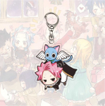 Klassikaline anime Fairy Tail Cute Q Version tegelased v&otilde;tmehoidja multikas akr&uuml;&uuml;l ripats v&otilde;tmehoidja 6cm