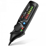 BSIDE AVD06 kaherežiimiline kontaktivaba pinge detektor AC 12-1000 V automaatne/manuaalne NCV tester pingestatud juhtme kontrolli tundlikkust reguleeritav must