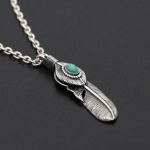 S925 Sterling H&otilde;be Ehted Vintage Tai H&otilde;be K&auml;sitsi Valmistatud Kotkas T&uuml;rkiis Sulg Ripats