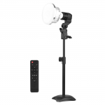 Lauaplaadi fotograafia LED-valgustite komplekt koos 85 W lambipirniga, h&auml;mardatav 3200K5500K + E27 lambipesa + EU Plug
