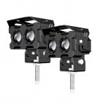 2 tk Mootorratta kohttuled Mootorratta LED-udutuled valged ja merevaigukollased LED-kohttuled 120W 2pcs